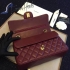 Chanel 2.55 middle size burgundy original lambskin